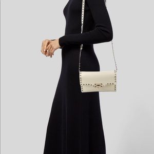 Valentino Cream Crossbody Bag